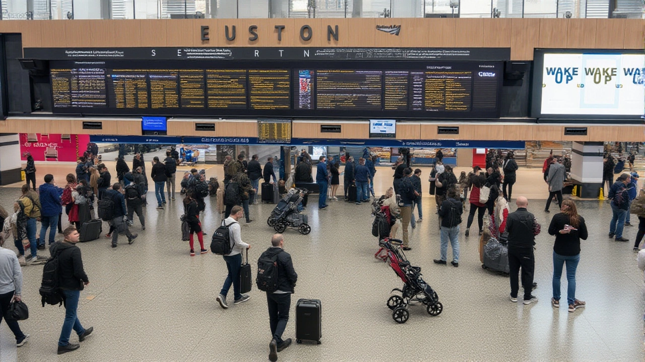 Controlled explosion at London Euston station after suspect package sparks evacuation